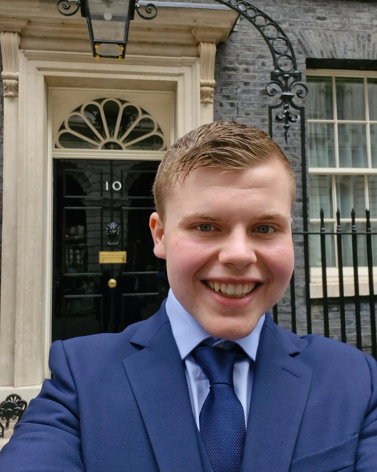 Marc Ingram selfie Downing Street