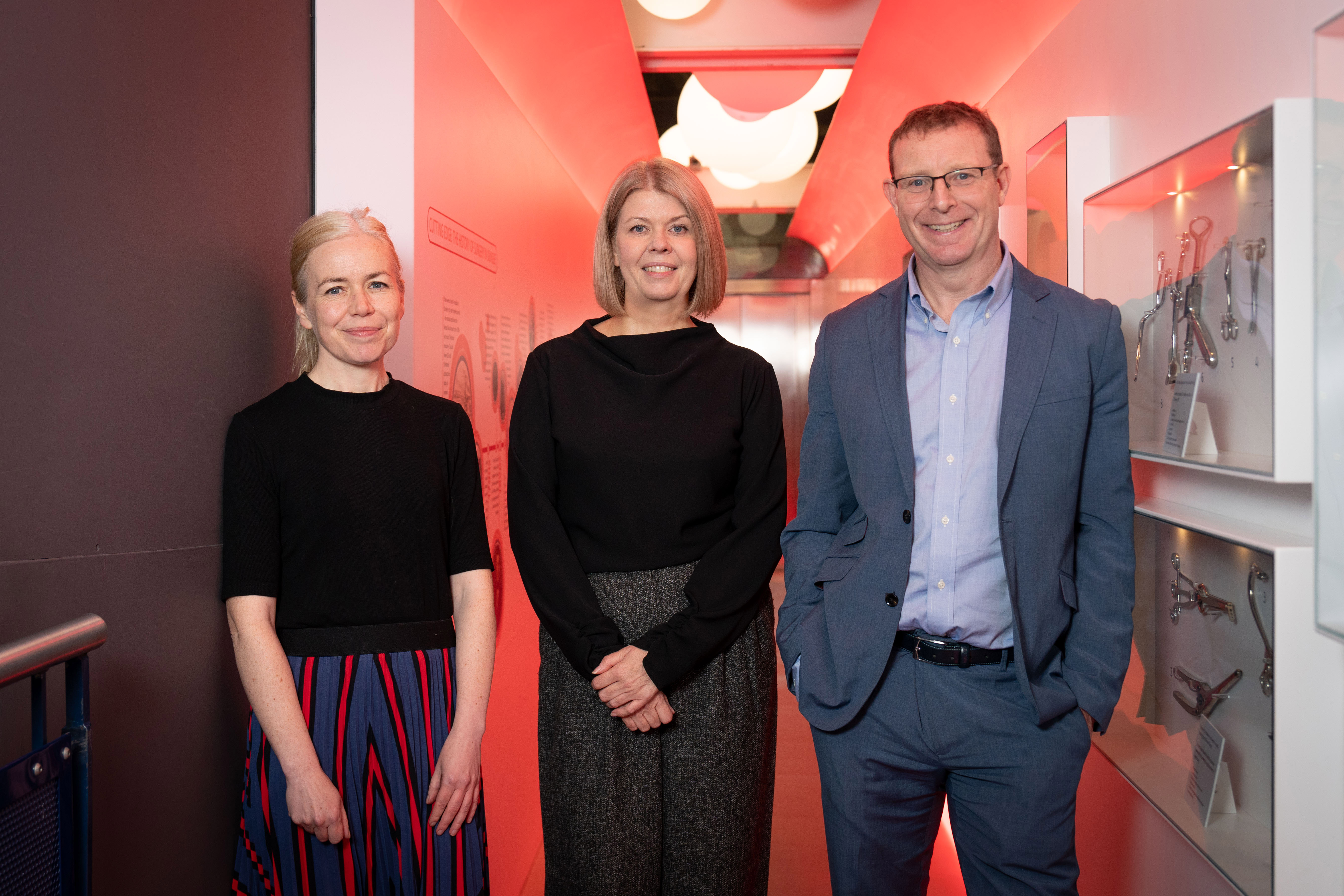 Dr Morag Martin, Biomedical Cluster Manager, Dr Pamela Duke, Science Futures Project Lead, Ronnie Palin, Regional Manager For Skills Development Scotland